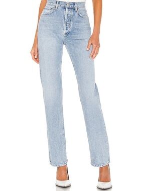 Agolde Lana Straight Jeans Riptide